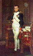 Jacques-Louis  David Napoleon in his Study Sweden oil painting artist